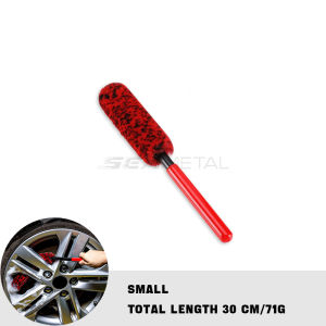 SEAMETAL Car Wheel Tire Brush PP Long Handle Universal Wash Wheel Brush Wool Brush Car Cleaning Tool
