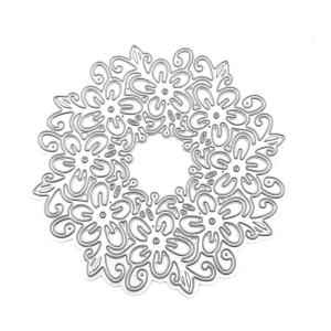 Creative Cute Round Lace Metal Cutting Dies Stencil DIY Scrapbooking Embossing Tool DIY Paper Cards Album Decor