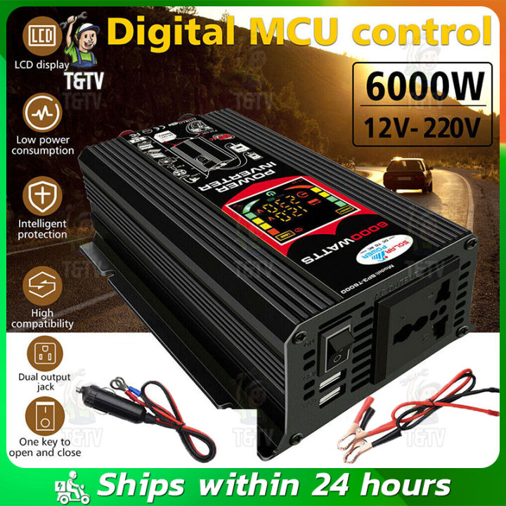 6000W Modified Sine Wave Inverter High Frequency 6000W Peak Power ...