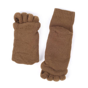 SRIEI 1 Pair Five Toe Socks Toes Separators Foot Sock Hallux Valgus Breathable Cotton Socks Alignment Straightener Socks