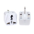 Type G Travel Adapter, Universal Socket to UK Plug Travel Charger Adapter, 2 In 1 Power Converter For Malaysia Singapore HongKong 13A 250V. 