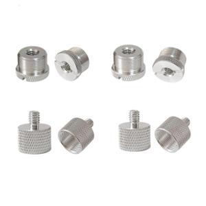 8Pcs Microphone Stand Adapter 5/8 to 1/4 to 3/8 Microphone Thread Screw Adapter For Microphone Mount Stand Accessories