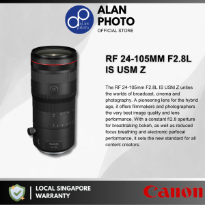 Canon RF 24-105mm F2.8 L IS USM Z Lens Canon RF | Canon Singapore Warranty