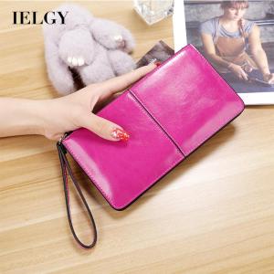 IELGY Korean womens long wallet with zipper