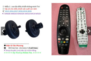 (hàng chính hãng)Con lăn điều khiển Tivi LG và điều khiển tivi Casper cho model sx  2014-2015-2016-2017-2018-2019-2020