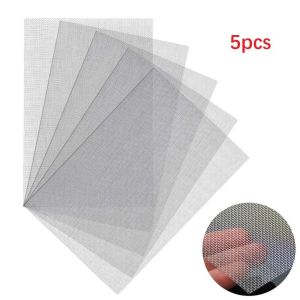 Set 5 Tấm Lưới Bằng Thép Không Gỉ Gia Cường Mối Hàn Nhựa Cản Ôtô Xe Máy ( 15x20cm )