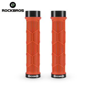 ROCKBROS Reflective Bicycle Handle Grip Shockproof Comfortable Mountain Bike HandleBar Anti-slip Confortable Ergonomic Bike Grips Bike Accessories