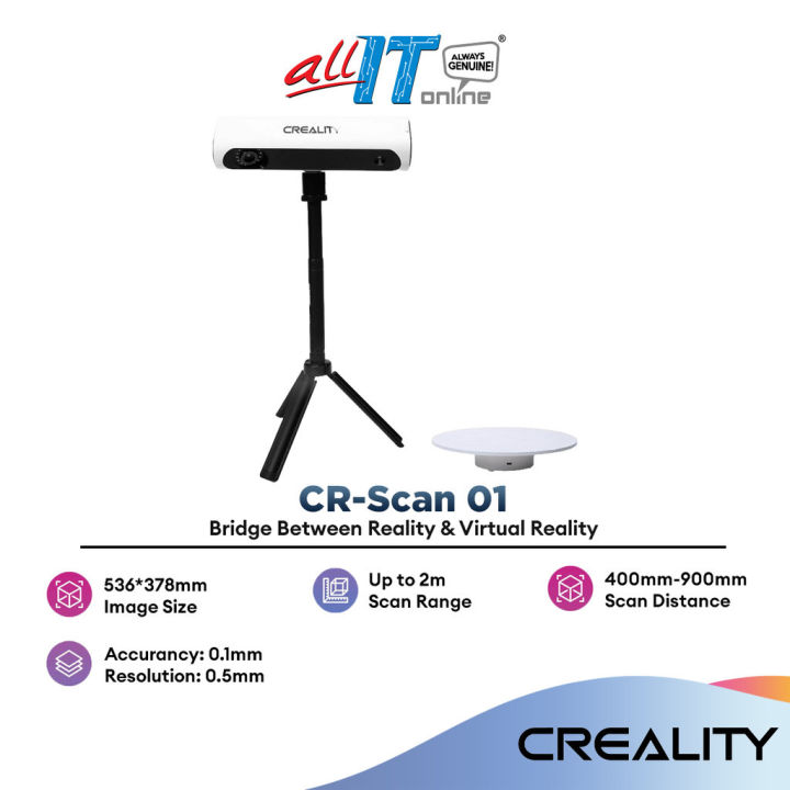 Creality CRScan 01 Handheld 3D Scanner 0.1mm Accuracy 0.32m Scanning