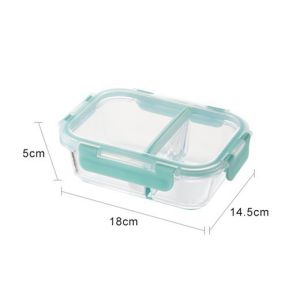 [HCM]Hộp Thủy Tinh 2 Ngăn Lock&Lock Glass Food Container Llg456 600ml Llg457 860ml