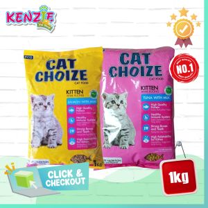 CAT CHOIZE KITTEN TUNA/SALMON 1KG FRESHPACK - Makanan anak kucing