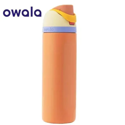 SG stock 100% Authentic Owala UO Ribbon Toile 24oz/32oz Owala FreeSip Insulated Stainless Steel Water Bottle