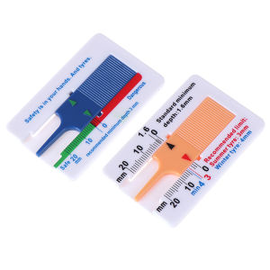 [Eqrbtl] 0-20mm car tyre tire tread depth gauge meter measurer tool
