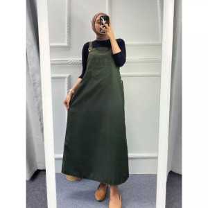 Overall Bahan Drill Terbaru 2024 Overall Kekinian Viral temi cewek baju kodok perempuan jumpsuit rok