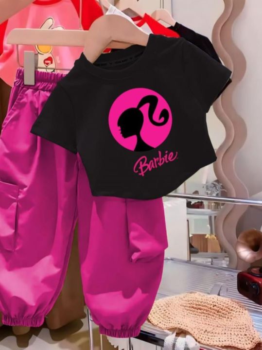VIRAL-FASHION TERBARU ANAK CEWEK/BAJU KAOS ANAK CEWEK GAMBAR BERBIE