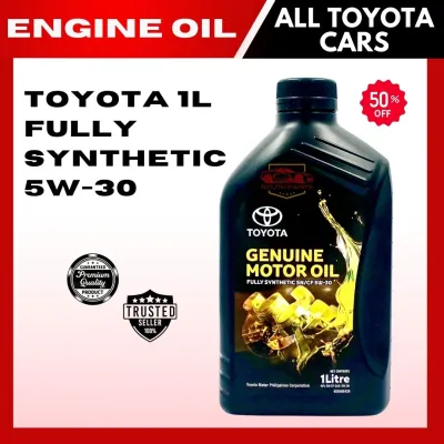 ON SALE! ENGINE OIL TOYOTA FULLY SYNTHETIC 5W-30 (BLACK 1L) for ALL TOYOTA CARS / Genuine toyota motor oil Fit for gasoline and diesel Fully synthetic car parts stuff car motor upgrades engine parts rides toyota parts