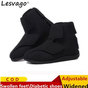 Diabetic Foot Pronation Deformation Fat Foot Shoes Warm High Help Before And After Widening Can Adjust Cloth Shoe