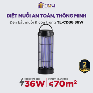 Đèn Bắt Muỗi TULI 360 Thông Minh Tiện Lợi Công Suất 30W Thu Hút Diệt Muỗi Đuổi Côn Trùng Bảo hành 2 năm - TULI VN