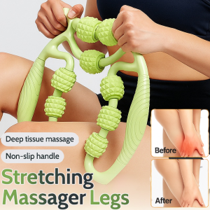 Slimming Yoga Ring Leg Stretch Massager Thigh Muscle Stretching Massager Yoga Roller Thigh Muscle Relaxer 大腿肌肉九轮环形夹腿器