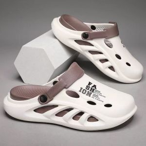 Free Shipping MenS Summer Outdoor Non-Slip Office Clogs MenS Sporty Thick-Soled Beach Sandals For Men