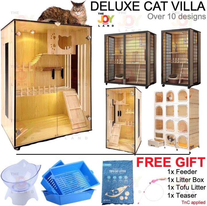 Cat Villa Cat House Cat Apartment Cat Condo Cat House Cat Tower Cat Condo Tower Cat Penthouse Cat Mansion Lazada Singapore