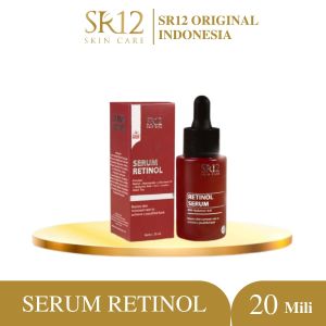 RETINOL SERUM SR12 - SERUM WAJAH GLOWING- SERUM PENCERAH WAJAH PENGHILANG FLEK HITAM - SERUM RETINOL ORIGINAL - BPOM