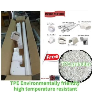 [TPE granules] 3"x2.5" - VC Molding / Cladding for Air Conditioning Cover Good for 1HP - 3HP high temperature resistant