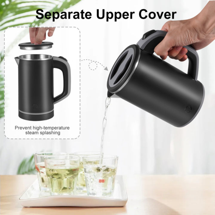 IPZDF Travel Kettle Lightweight Small,800ml Kettles Electric Stainless