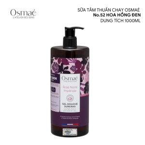 [Tặng thêm 1 tuýp 100ml] Sữa Tắm Thuần Chay Osmae Pháp 1000ml Chăm Sóc Tự Nhiên Nhẹ Nhàng Cho Làn Da