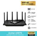 WiFi 6E] TP-Link Archer AXE75 AXE5400 Tri-Band Wi-Fi 6E Router เราเตอร์ไวไฟ 6E ซีพียู Quad-Core มี OFDMA รองรับปริมาณการใช้งานได้มากขึ้น/ivoryitshop. 