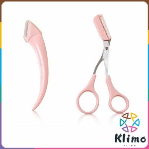 KLIMO Eyebrow Razor Set Eyebrow Shaver For Women Men Eyebrow Scissors With Comb Brow Trimmer Scraper