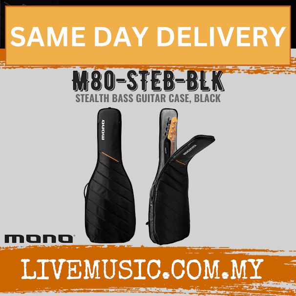Mono M80-STEB-BLK Stealth Electric Bass Guitar Case Black