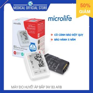 Máy đo huyết áp bắp tay Microlife B3 AFIB Advanced máy đo huyết áp cảnh báo đột quỵ (Bảo hành 5 năm)