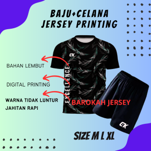 Barokah Jersey SETELAN OLAHRAGA/PAKAIAN OLAHRAGA/SETELAN TRAINING/SETELAN BADMINTON/BULUTANGKIS/KAOS MIJUNO/VOLLY/BAJU RUNNIN/ BAJU GYM YNX