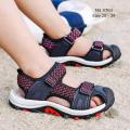 Sandal bít mũi cho bé trai dáng thể thao khỏe khoắn năng động mang đi học đi biển đế Eva siêu nhẹ chống trơn trượt xanh đen pha đỏ thời trang phù hợp cho trẻ em nam 4 5 6 7 8 9 10 tuổi ST63. 