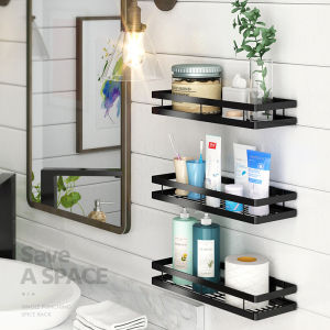 Kitchen Spice Rack Wall Mounted Iron Hanging Organizers 30/35/40/50CM for Kitchen Bathroom XPH137