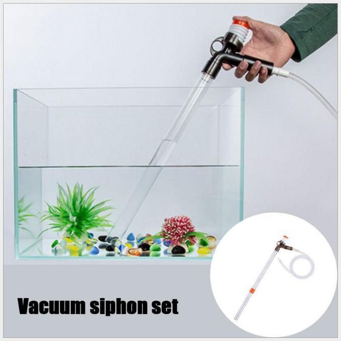 Aquarium Vacuum Sand Gravel Cleaner Pembersih Aquarium Penyedot