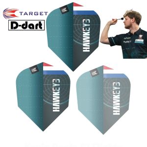 TARGET DARTS FLIGHT - Kevin Doets Pro Ultra G1 No.6 DART FLIGHTS 3PCS/PACK (SAYAP ARROW)