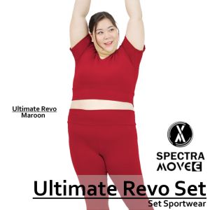 Setelan olahraga wanita 3XL-4XL REVO SET setelan senam wanita setelan aerobic legging zumba celana senam wanita bandung