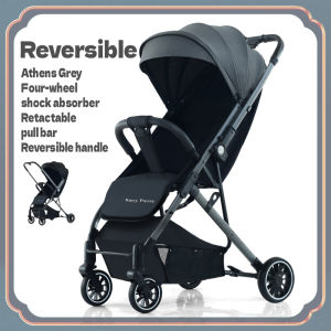 Baby Stroller Portable Lightweight Shock Absorber Childrens Foldable Stroller Can Sit and Lie Down for Baby 0-4 Years