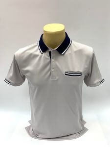 เสื้อโปโลผู้ชายแขนสั้น รุ่น C59 AIR รหัส 086 เสื้อคอปก เสื้อสีพื้น เสื้อมีปก เสื้อมีกะเป๋า เสื้อคอโปโล C59 AIR SHOP