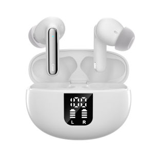 Beiziye AI Intelligent Wireless Bluetooth Earphones HiFi Stereo EarBuds with ENC Noise Cancelling LED Display Waterproof Earphones Suitable for IPhone 18 Pro Max and Android