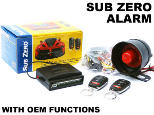 Sub Zero Car Alarm with two remotes