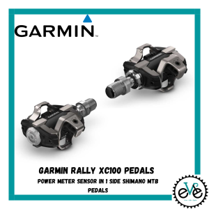 Garmin Rally XC200 XC100 Pedals With Power Meter Sensor In Shimano MTB Pedals