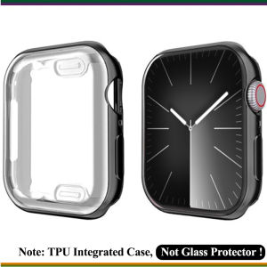 Case for Apple Watch Series 9/8/7/SE 45mm 41mm 42mm 38mm Women Men 44mm 40mm iWatch Case Soft TPU Bumper Cover for Apple Watch Series 6 5 4 3 2 1 44mm 40mm