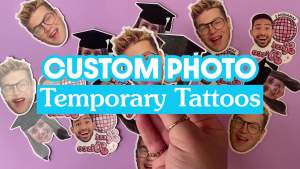 ลายสักชั่วคราวหน้าตาสนุก - ชุด 12 ชิ้น - ของชำร่วยงานปาร์ตี้ - ลายสักชั่วคราวหน้าตาสนุก