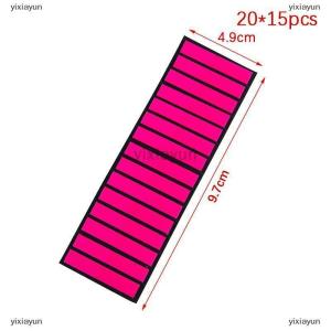 [COD] yixiayun 300Pcs Extremely Fine Color Stickers Transparent Fluorescent Index Tabs Flags Sticky Note Stationery Children Gifts School Office Supplies