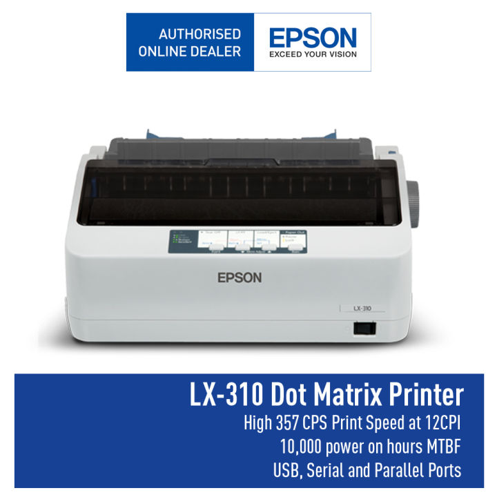 Printer Epson Lx310 Epson Lx 310 Lx 310 Printer Dot Matrix Garansi Resmi Lazada Indonesia 7612