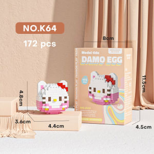 LELE Mainan Brick Nano Block DIY Disney karakter kartun Model Edukasi Mainan Anak Perempuan