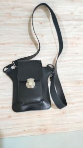 SELEMPANG DOMPET HP KULIT MUAT 2 HP UKURAN 6-65 INC UNTUK PEREMPUAN DAN LAKI LAK