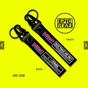 HIGH QUALITY GANTUNGAN KUNCI HRC HONDA RACING PREMIUM KEYCHAIN STRAP KEY CHAIN RING HOLDER HANGER TAG KEYTAG KEYTAGS JAPAN WARNING RACETRACK USE ONLY SIGNAGE CBR150R CB150R CBR250RR OLD ALL NEW LED FACELIFT CBU LOKAL CKD SONIC SUPRA GTR CBR CB 150 R 150R